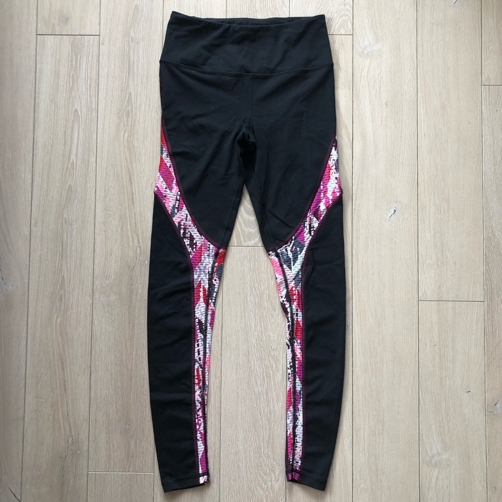 Victoria’s Secret Sport VSX Leggings in Black & Pink Women’s Size XS